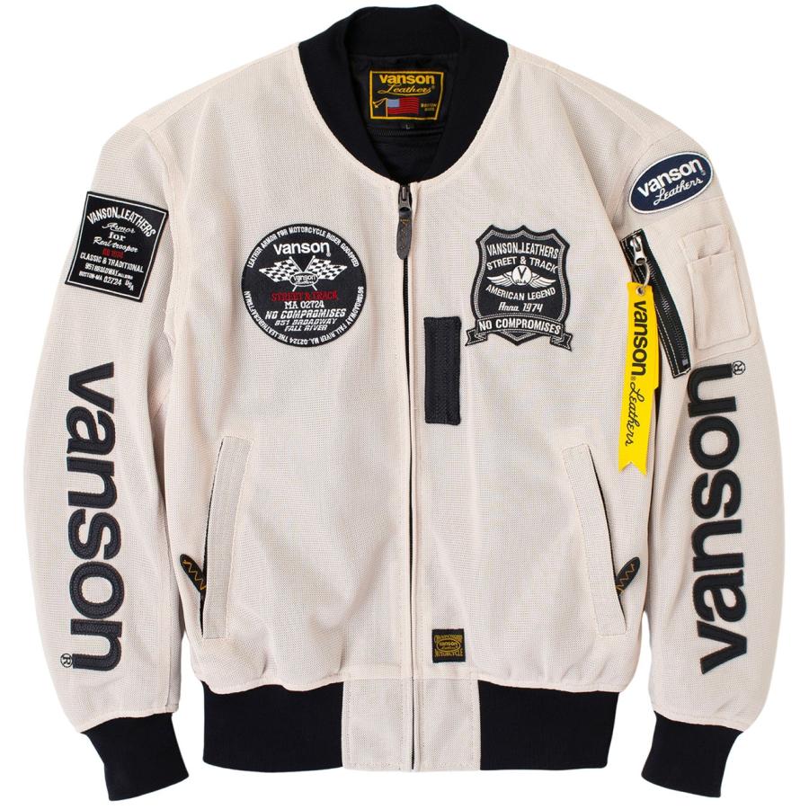 VANSON（バンソン） 【30％OFF！】VANSON メッシュMA-1ジャケット｜3