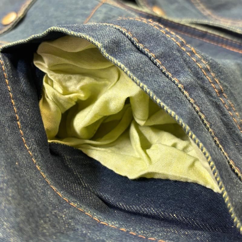 HOT LEATHERS】BLUE DENIM BIKER VEST ブルー デニム ベスト デニム