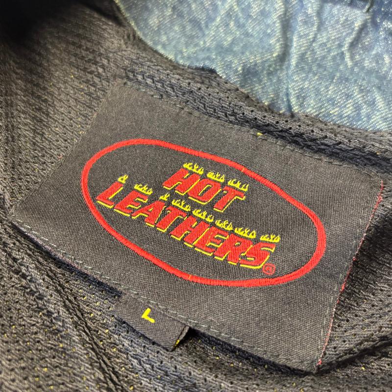 HOT LEATHERS】BLUE DENIM BIKER VEST ブルー デニム ベスト デニム