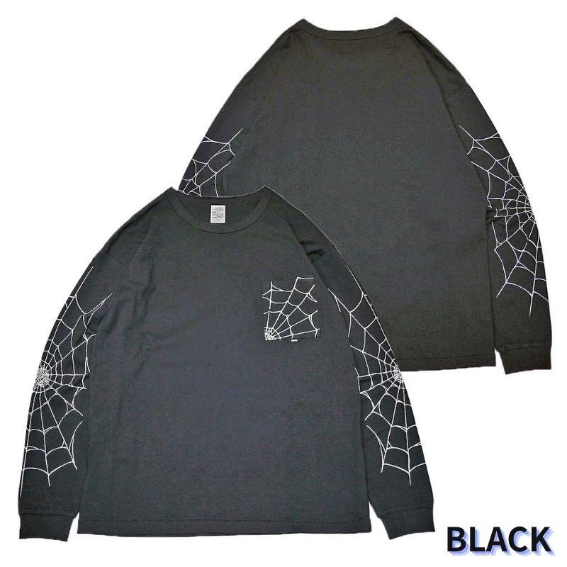 Vin＆Age TYPE VT14 SPIDER-WEB LONG SLEEVE-Tシャツ スパイダーウェブ