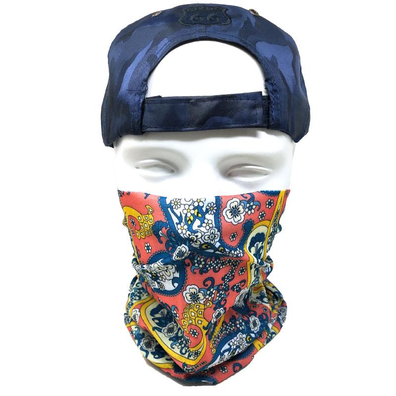 ストレッチ素材チューブマスク《S121》 バフマスク　ペイズリー　BUFF MASK  バイク・アウトドア・ジョギング・日焼け・花粉対策｜motobluezkobe｜05