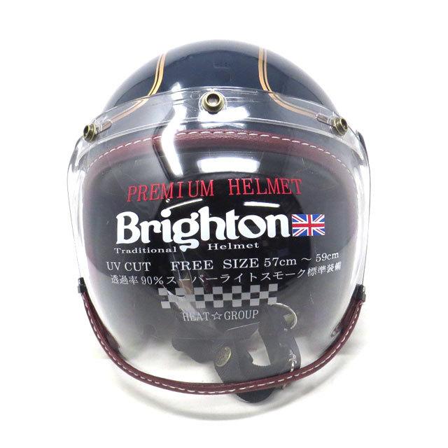 HEAT☆GROUP】Brighton Traditional Helmet WT-01 カラー：ネイビー