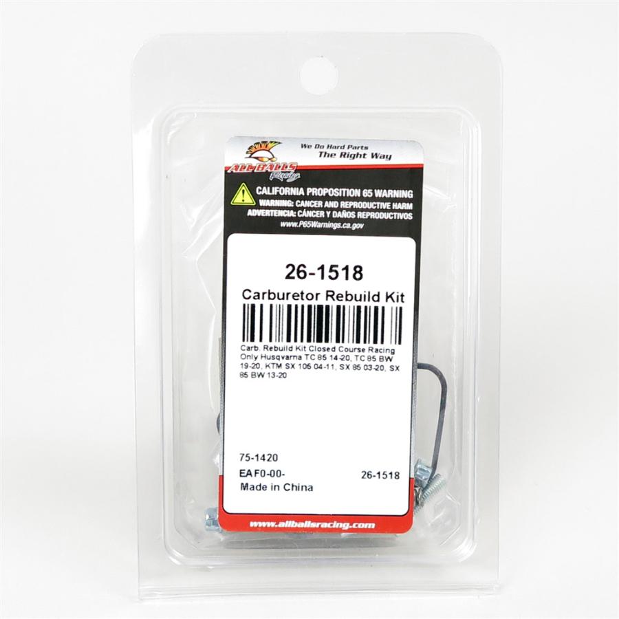 展示品 ハスクバーナ/TC85 KTM/SX105/85 ALL BALL キャブレター リビルドキット 検/リペア/メンテナンス (AB26