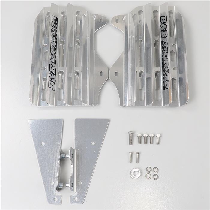 ◇展示品 CRF1000Lアフリカツイン 2016-2019年式 B\u0026B ラジエターガード/ポリッシュ(BB-H30-19)の画像