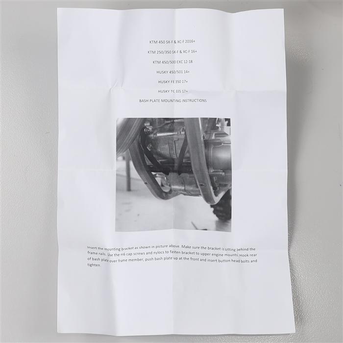 ◇展示品 ハスクバーナ F250/16-18年式 KTM 250SXF/16-18 B&B バッシュ