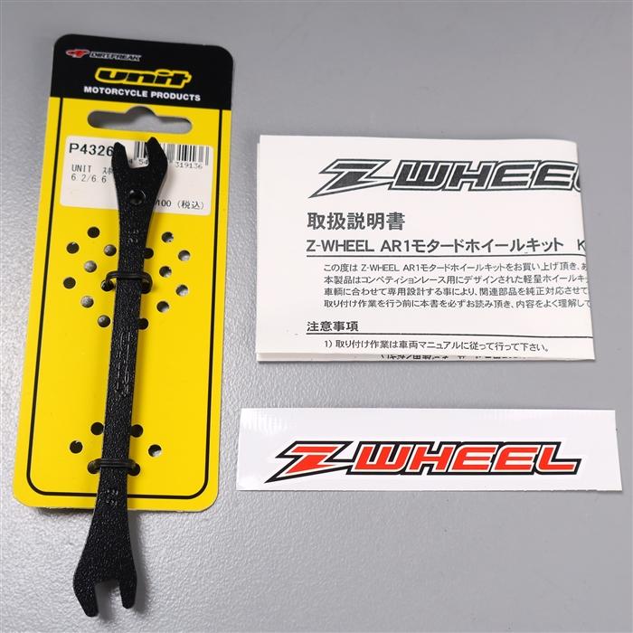 新品未使用品です！ ◇展示品 KX125/KX250 KX250F/KX450F KLX450R ZETA Z-WHEEL AR1 リア