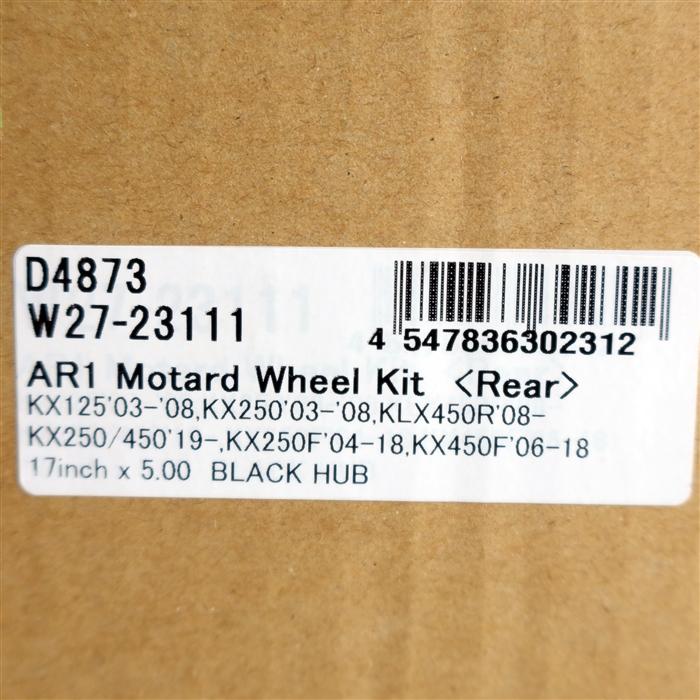 ◇展示品 KX125/KX250 KX250F/KX450F KLX450R ZETA Z-WHEEL AR1 リア