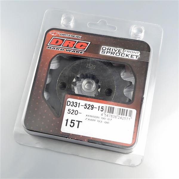 ◇XR650R/'00-'07 ZX-6R/'03-'06 DRC DURAフロントスプロケット 520