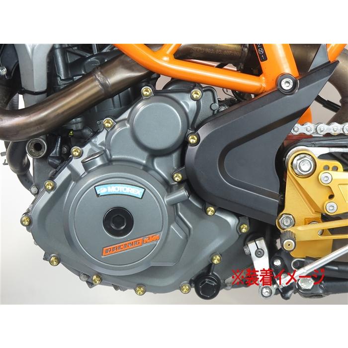 ▽ZX-12R ZXT20A/B チタンボルトセット 左側/ジェネレーター