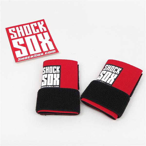 SHOCK SOX/ショックソックス フォークシールプロテクター 5065CC 正立フォーク用 4インチ レッド 展示品(PLS497465