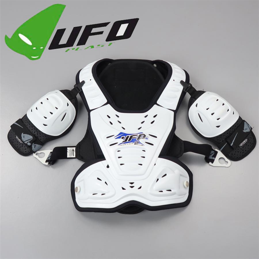 「ほぼ新古品」 UFO PALST プロテクター ◇展示品 UFO バルキリー2チェストプロテクター ホワイト (UF-2331-W