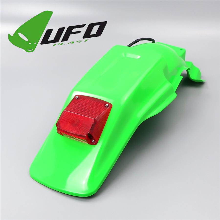 ◇展示品 KDX200 '90-'94 UFO EDリアフェンダー グリーン 検/カウル