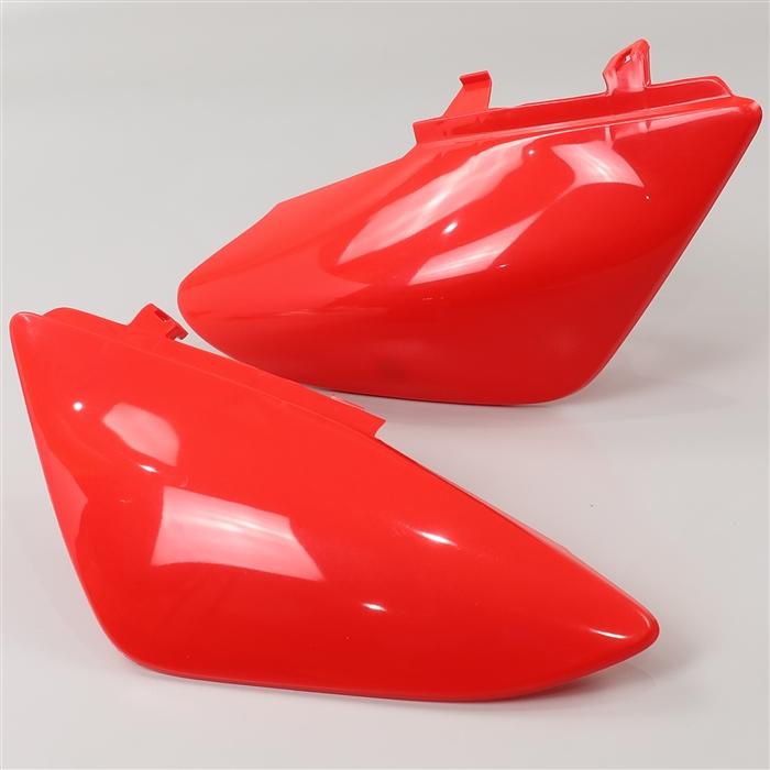 ◇展示品 CRF50 2004- UFO サイドパネル/カバー レッド 検/カウル/外装