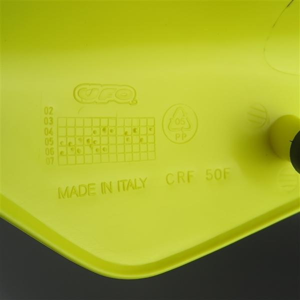 □CRF50F/'04-'21 UFO サイドパネル/サイドカバー イエロー 展示品 (UF