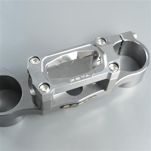 バーっと ◇KX450F/'06-'08 ZETA アルミ削り出し ハンドルバークランプ φ28.6mm