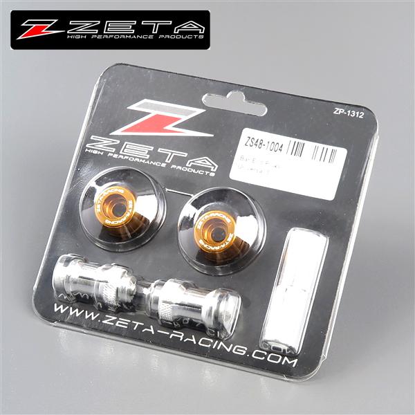 ◇ZETA ハンドルバーエンドプラグ ユニバーサル Sサイズ/ゴールド 展示