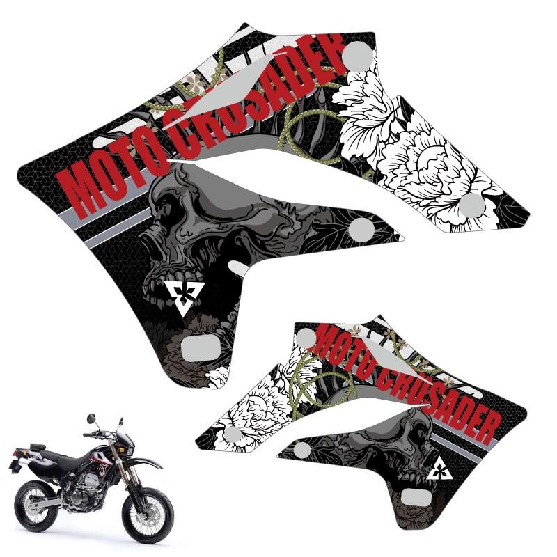 Dトラッカー250（LX250E）　シュラウド　skinデカール　左右セット カワサキ KAWASAKI Dトラッカー D-TRACKER 2004-2006 シュラウド