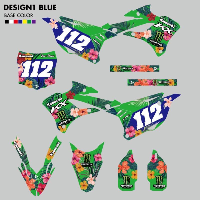 セミオーダー グラフィックデカール フルキット カワサキ KX85 セミオーダー グラフィックデカール フルキット カワサキ KX85