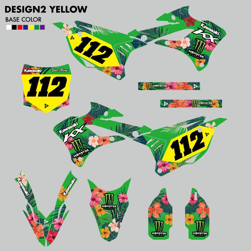 セミオーダー グラフィックデカール フルキット カワサキ KX85 KX112