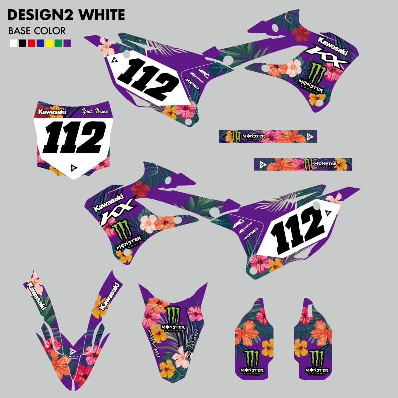 セミオーダー グラフィックデカール フルキット カワサキ KX85 KX112