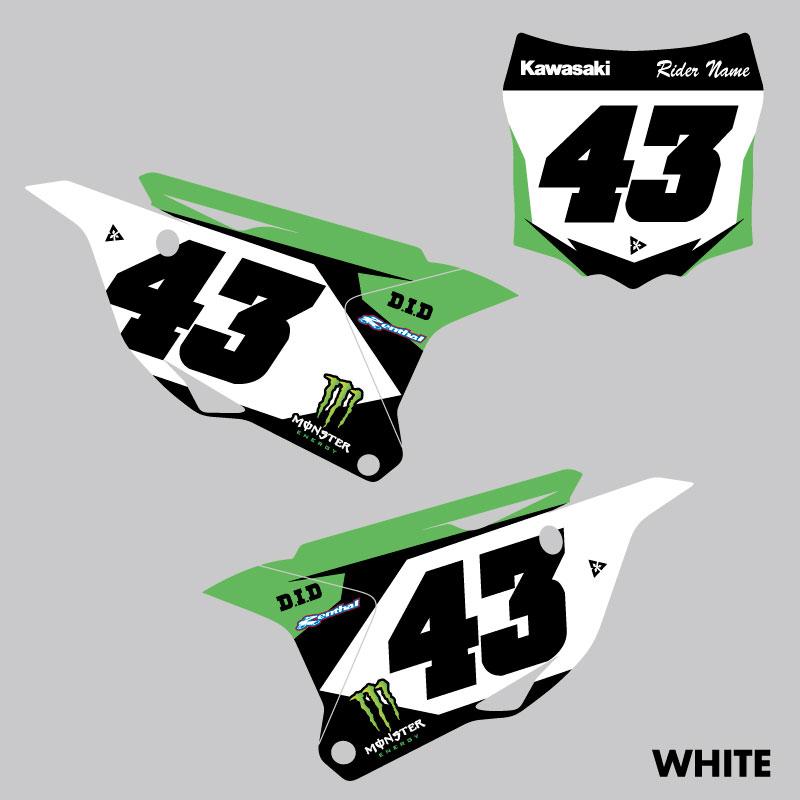 セミオーダー カワサキ KX85 KX112 '14-'25 ゼッケンデカール セミオーダー カワサキ KX85 KX112 '14-'25 ゼッケンデカール
