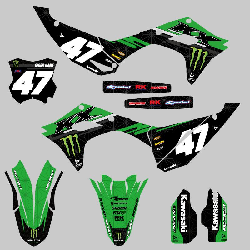 セミオーダー グラフィックデカール フルキット カワサキ KX450F '24