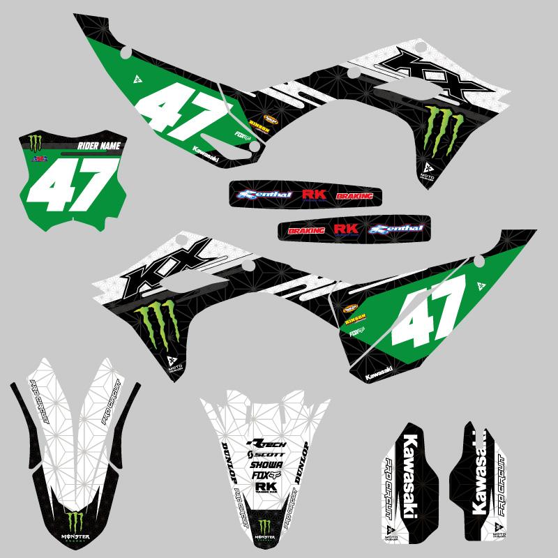 セミオーダー グラフィックデカール フルキット カワサキ KX450F '24