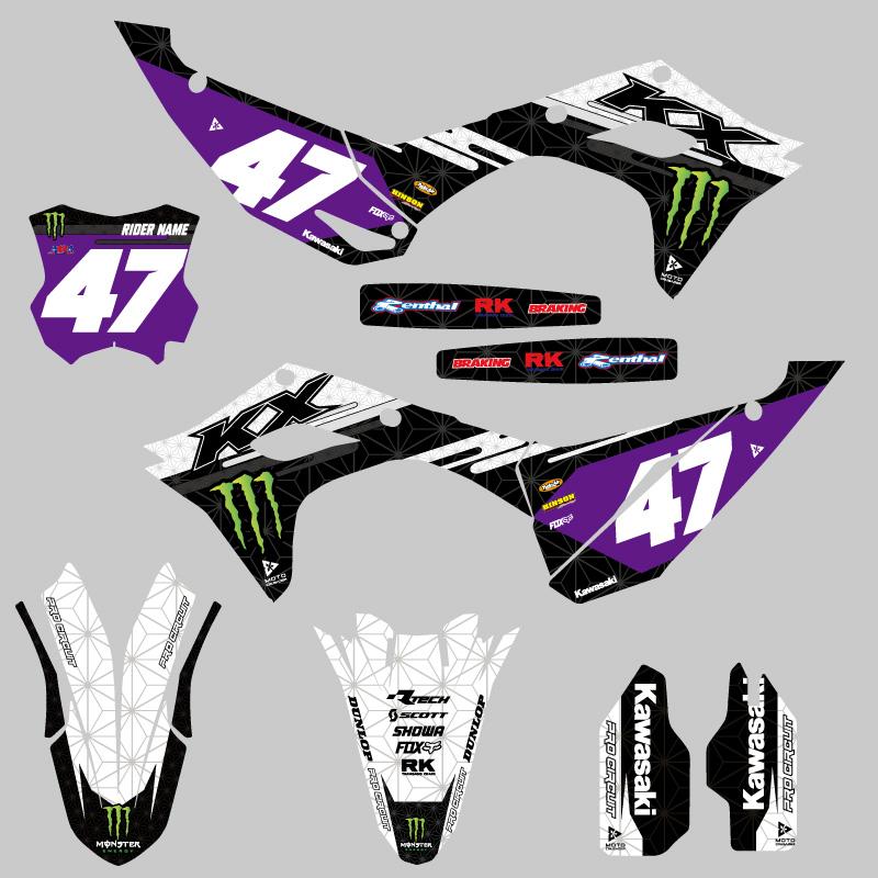 セミオーダー グラフィックデカール フルキット カワサキ KX450F '24