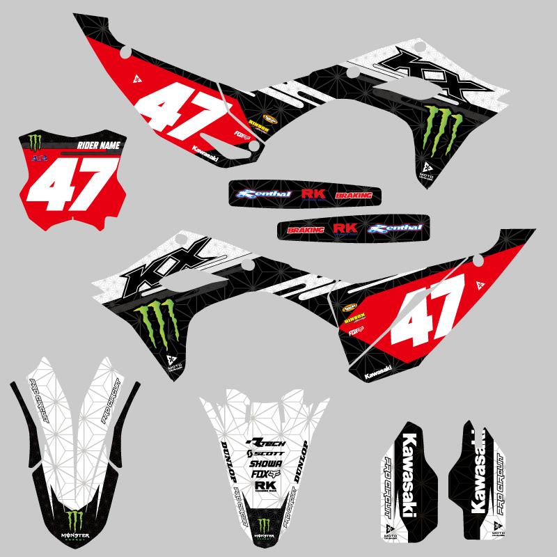 セミオーダー グラフィックデカール フルキット カワサキ KX450F '24