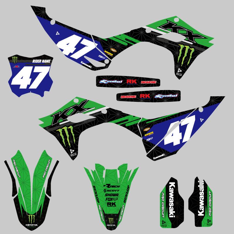 セミオーダー グラフィックデカール フルキット カワサキ KX450F '24