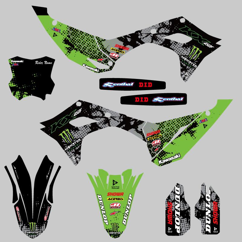 セミオーダー グラフィックデカール フルキット カワサキ KX450F '24