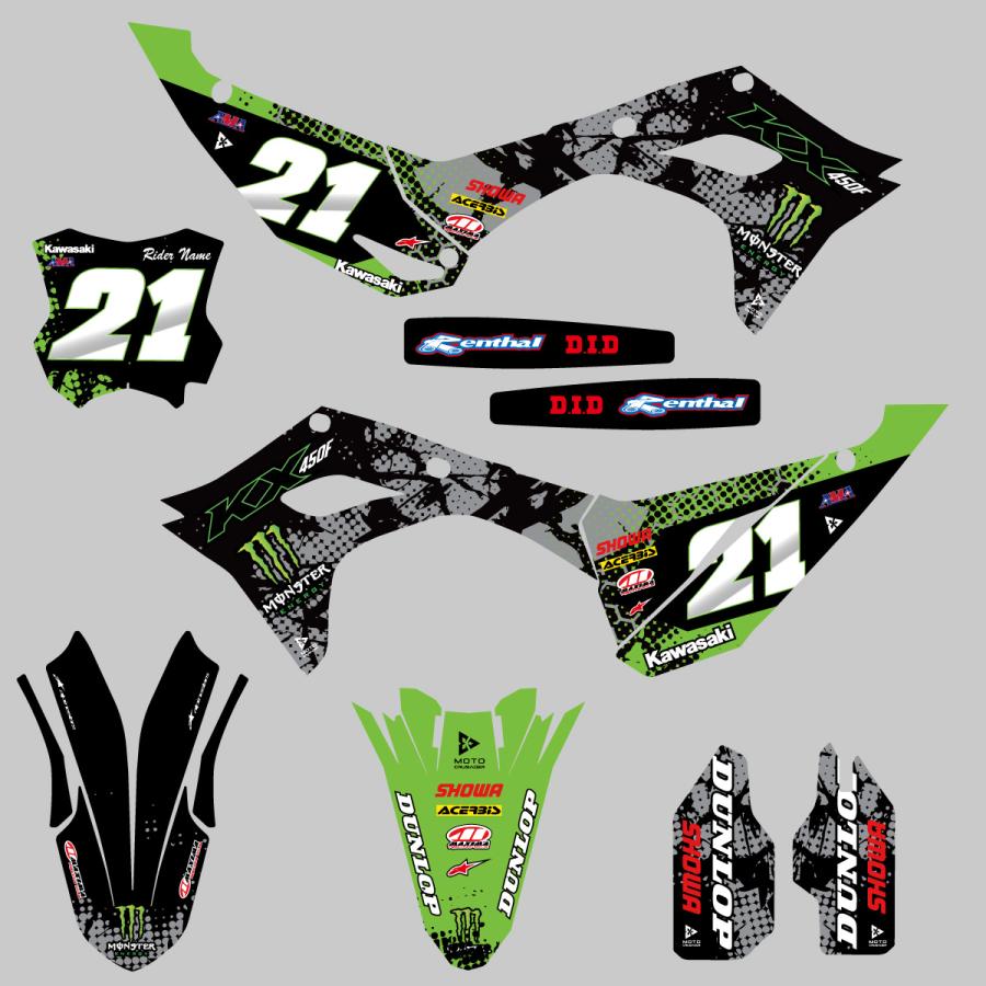 セミオーダー グラフィックデカール フルキット カワサキ KX450F '24