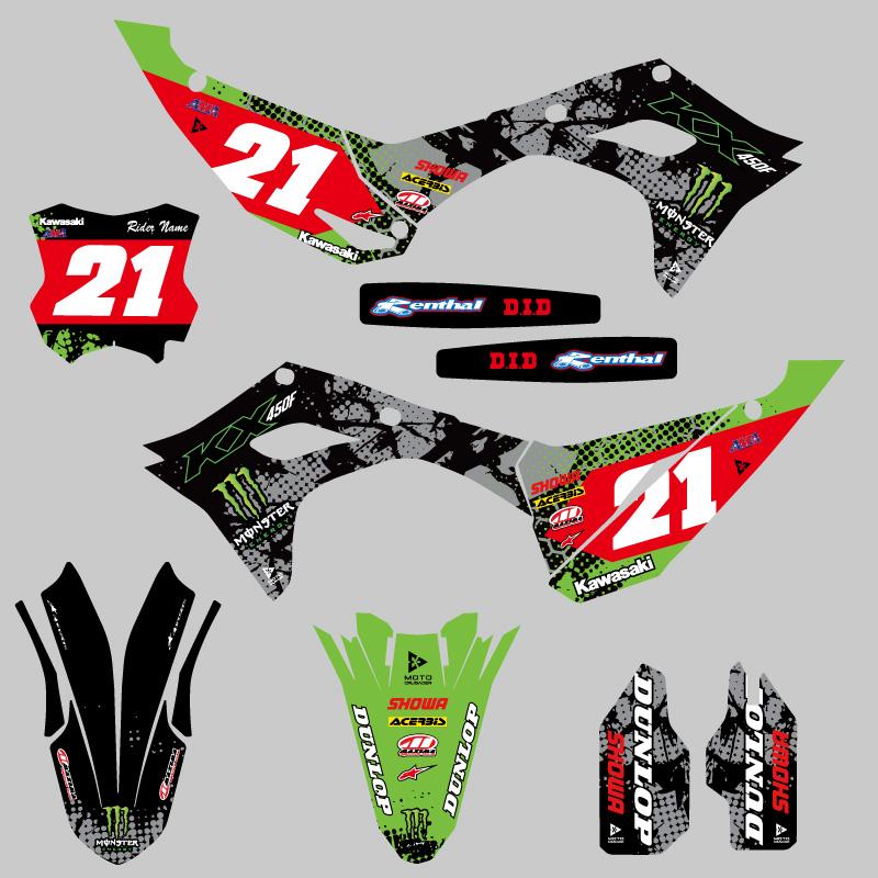 セミオーダー グラフィックデカール フルキット カワサキ KX450F '24