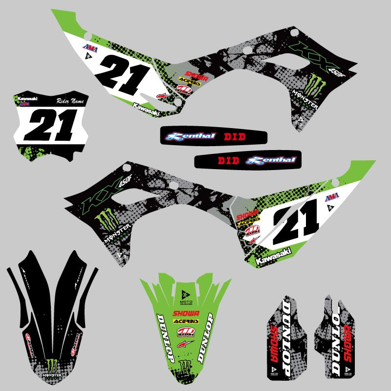 セミオーダー グラフィックデカール フルキット カワサキ KX450F '24