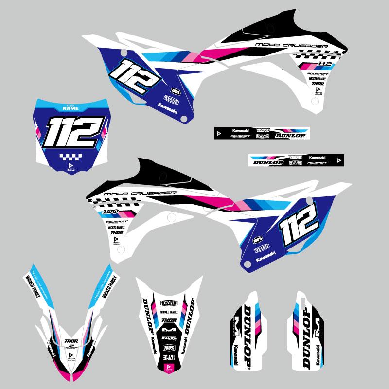 みっつ様オーダー専用ページ セミオーダー グラフィックデカール フルキット カワサキ KX85'14-'21