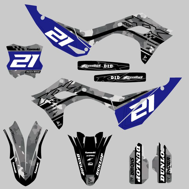 セミオーダー グラフィックデカール フルキット カワサキ KX450F '24