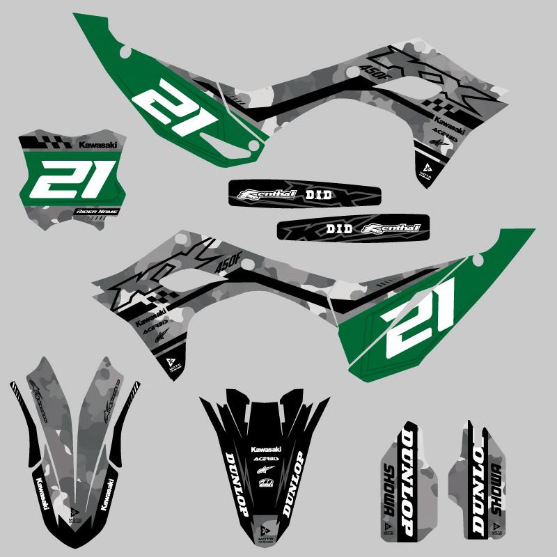 セミオーダー グラフィックデカール フルキット カワサキ KX450F '24