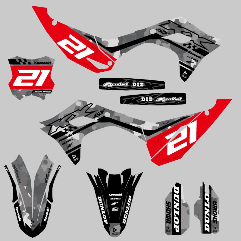 セミオーダー グラフィックデカール フルキット カワサキ KX450F '24