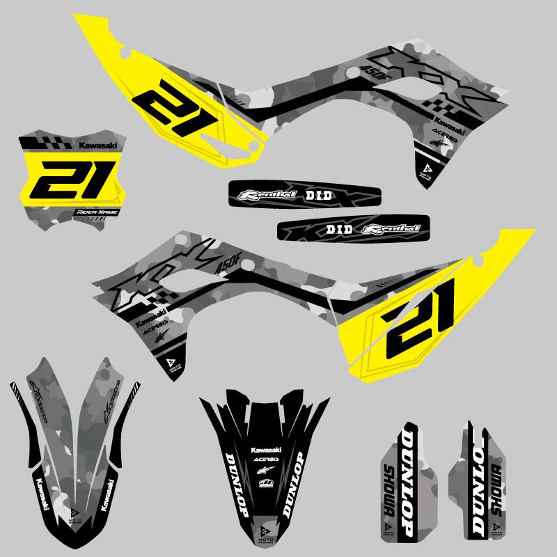 セミオーダー グラフィックデカール フルキット カワサキ KX450F '24