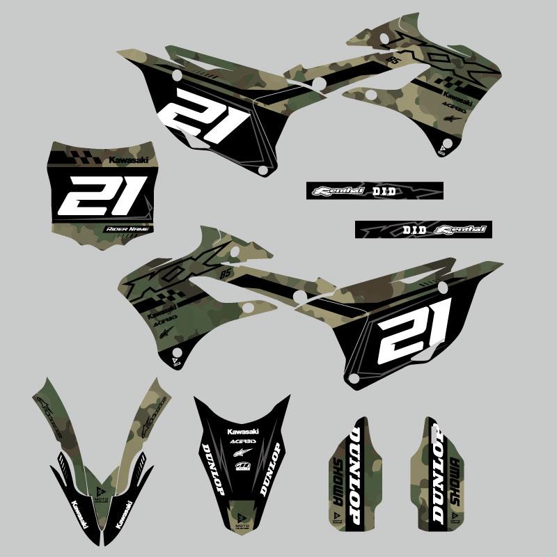 セミオーダー グラフィックデカール フルキット カワサキ KX85 KX112