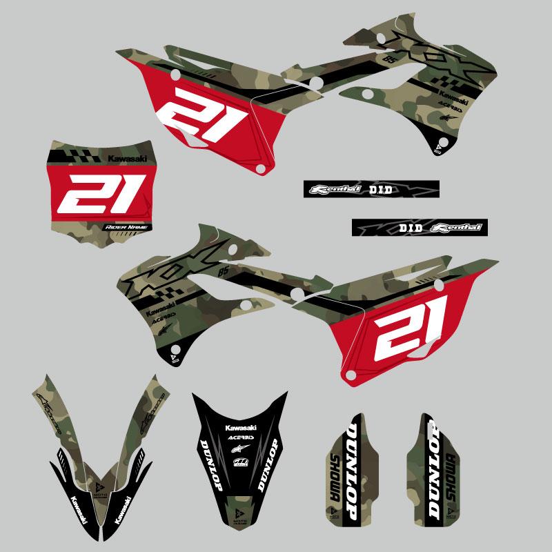 mwuaad210様　オーダー専用ページ セミオーダー グラフィックデカール フルキット カワサキ KX85 KX112