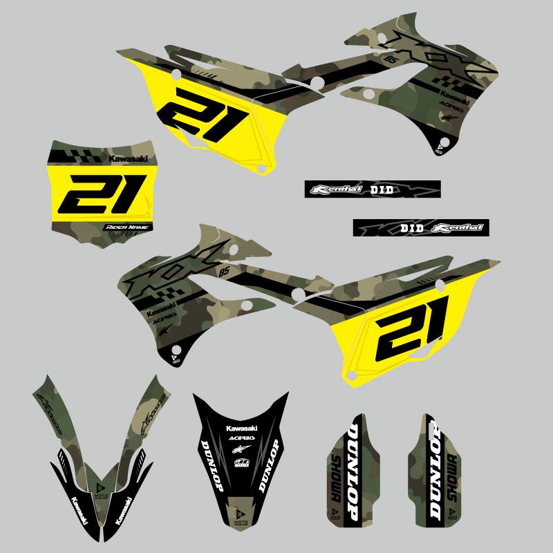 セミオーダー グラフィックデカール フルキット カワサキ KX85 KX112