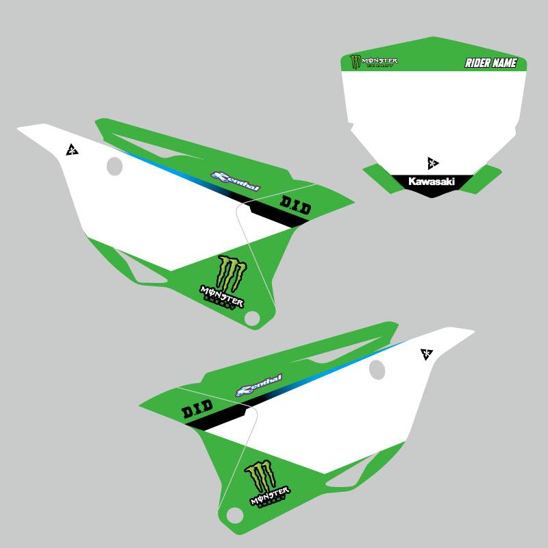 mwuaad210様　オーダー専用ページ セミオーダー グラフィックデカール フルキット カワサキ KX85 KX112