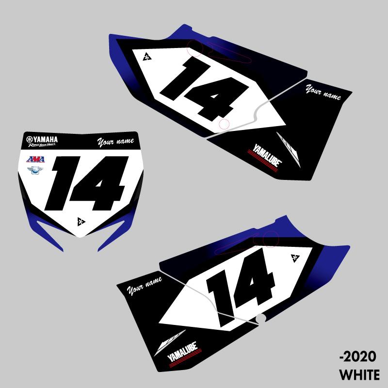 ゼッケンデカールセット ヤマハ YZ125 YZ250 '15-'21/ YZ125X YZ250X