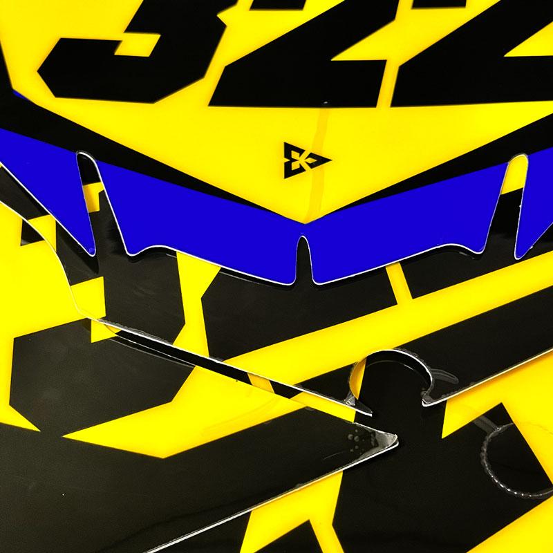 ゼッケンデカールセット ヤマハ YZ125 YZ250 '15-'21/ YZ125X YZ250X