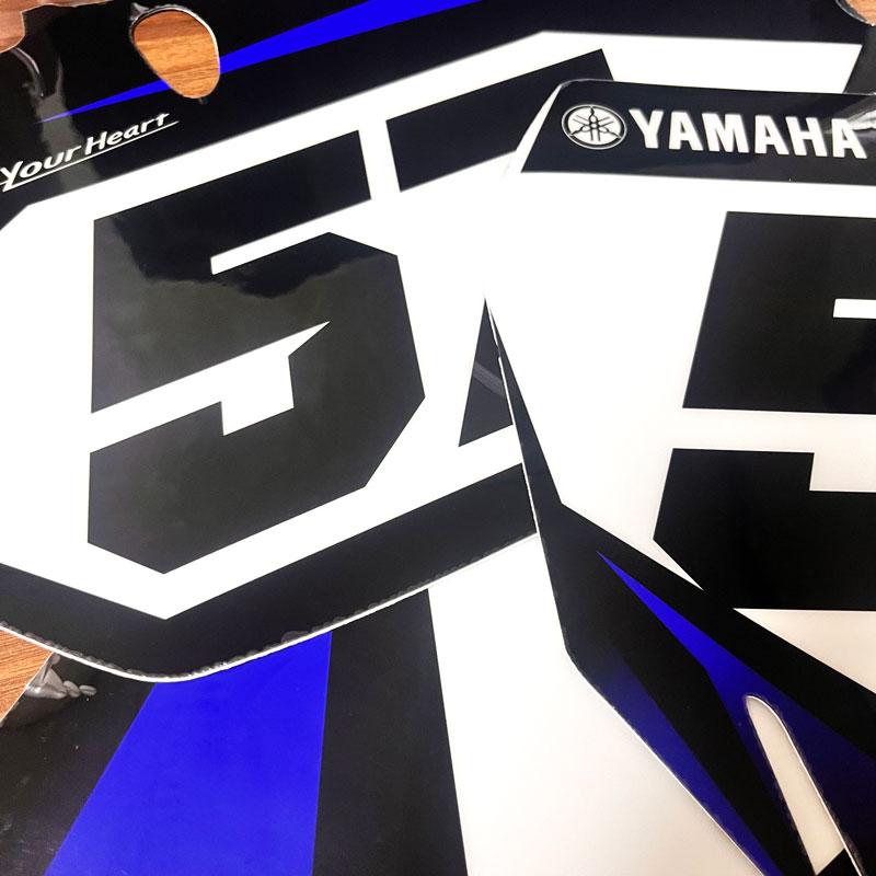 セミオーダー ゼッケンデカールセット ヤマハ YZ450F'18-'22 セミオーダー ゼッケンデカールセット ヤマハ YZ450F'18-'22
