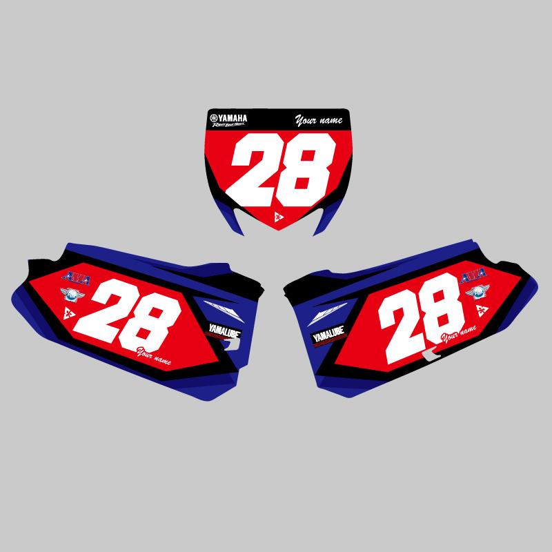 セミオーダー ヤマハ YZ85 2022 2023 2024 2025 2026 ゼッケンデカール