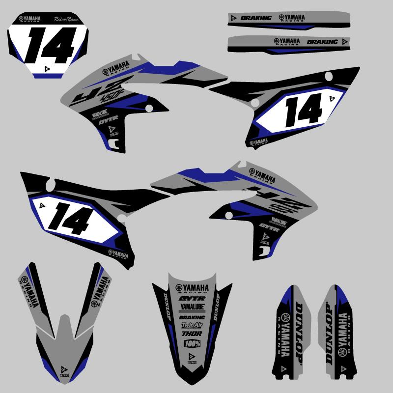 YZ450F YZ250F ポリスポーツ外装セット デカール付き 未使用外装一式 セミオーダー グラフィックデカール フルキット YZ450F 2023