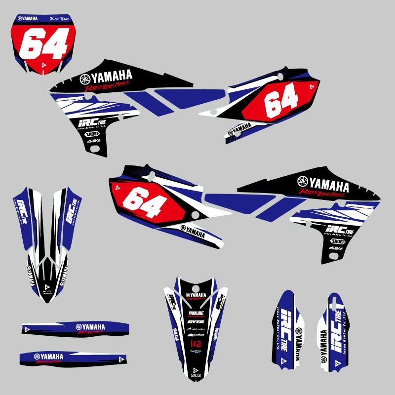 セミオーダー グラフィックデカール フルキット　YAMAHA YZ450F YZ250F YZ450FX YZ250FX 2018 2019 2020  2021 2022 2023