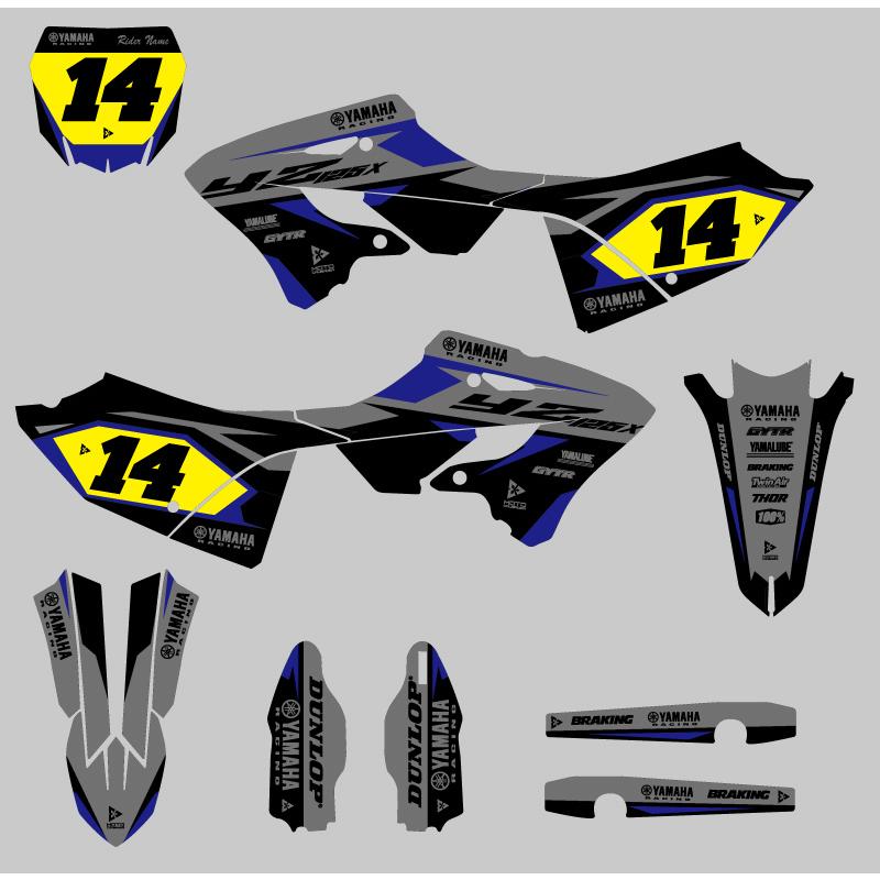 グラフィックデカール フルキット ヤマハ YZ125 YZ250 2022 2023 グラフィックデカール フルキット ヤマハ YZ125 YZ250 2022 2023